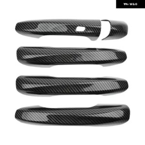 ブラックカーボン LHD 車 ドアハンドル カバー アクセサリー メルセデスベンツ A クラス /B クラス /GLE クラス /GLS クラス /CLA クラス / GLA - carbon 1 sensor