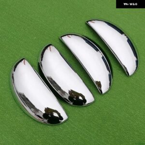 プジョー 206 206CC 207 1998-2005 クローム カー ドアハンドル カバー カップボウル トリム ステッカー スタイリング アクセサリー - 4 - Door