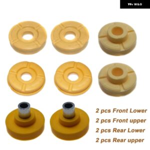 フロントリア ストラット マウント サポート アンダー+上部セクション BMW E70 E71 X5 X6 33526776399 33526776557 31336776390 31336776389 - Full Set 8PCS