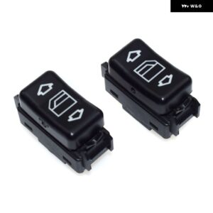 フロント リア 左 右 1 ボタン メルセデス W124 W126 W201 コンソール パワーウィンドウスイッチ 1248204510 1248204610 - 2 PCS SET
