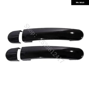 フォルクスワーゲン VW ポロ MK4 MK5 6R 車アクセサリー ABS ドアハンドル ボウル ドアハンドル カバー カバー トリム - Glossy Black