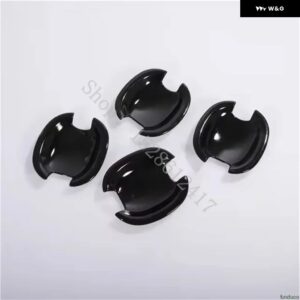 フォルクスワーゲン VW ポロ 2010 - 13~2018 カーアクセサリー ABS ドアハンドル ボウル ドアハンドル カバー カバー トリム - Glossy Black
