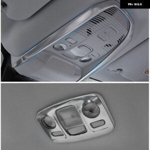 プジョー 3008 5008 GT 2017 - 23 3008GT ハイブリッドカー フロントリア 読書灯 トリム カバー アクセサリー - Rear and Front