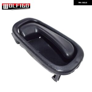 ブラック インナー 内装 ドアハンドル フロント リア 左 右 トヨタ カローラ ジオ プリズム 1998 - 02 69206-02050 - right