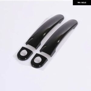 フォルクスワーゲン VW E UP GTI TSI Rライン グロスブラッククローム カー ドアハンドル カバー スタイリング アクセサリー ステッカー - model 5