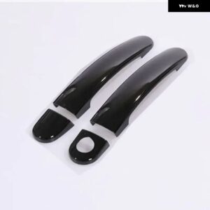 フォルクスワーゲン VW E UP GTI TSI Rライン グロスブラッククローム カー ドアハンドル カバー スタイリング アクセサリー ステッカー - model 6