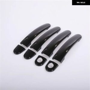 フォルクスワーゲン VW E UP GTI TSI Rライン グロスブラッククローム カー ドアハンドル カバー スタイリング アクセサリー ステッカー - model 2