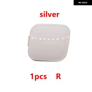 フロント バンパー 牽引フックカバー 牽引アイキャップ トヨタ カローラ 2011 2012 2013 OEM 52128-02916 52127-02916 - 1PCS Silver Right