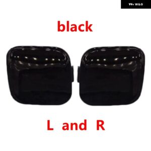 フロント バンパー 牽引フックカバー 牽引アイキャップ トヨタ カローラ 2011 2012 2013 OEM 52128-02916 52127-02916 - balck pair