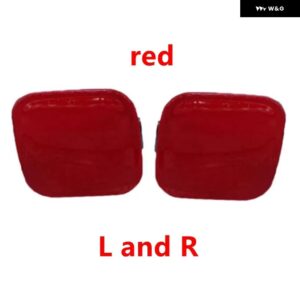 フロント バンパー 牽引フックカバー 牽引アイキャップ トヨタ カローラ 2011 2012 2013 OEM 52128-02916 52127-02916 - red pair