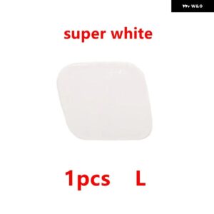 フロント バンパー 牽引フックカバー 牽引アイキャップ トヨタ カローラ 2011 2012 2013 OEM 52128-02916 52127-02916 - 1pcs white Left