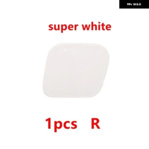 フロント バンパー 牽引フックカバー 牽引アイキャップ トヨタ カローラ 2011 2012 2013 OEM 52128-02916 52127-02916 - 1pcs white Right