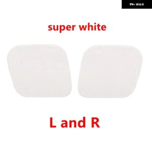 フロント バンパー 牽引フックカバー 牽引アイキャップ トヨタ カローラ 2011 2012 2013 OEM 52128-02916 52127-02916 - white pair