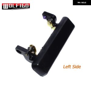 ブラック 外装 ドアハンドル フロント 左 右 スズキ サムライ 1986-1995 8282083000 8281083000 82820-83000 82810-83000 - Left