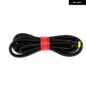 フロント バンパー LED フォグランプ ワイヤー グリル カバー カーライト シュコダ ファビア MK2 ルームスター 2007 2008 2009 2010 - set wire