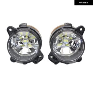 フロント バンパー LED フォグランプ ワイヤー グリル カバー カーライト シュコダ ファビア MK2 ルームスター 2007 2008 2009 2010 - Pair LED lamp