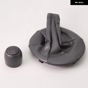 フィアット パンダ 2003 - 11 5速ギアスティック シフト ノブ PUレザー ブーツ 付き 3オプション - 1PC Shifter handball