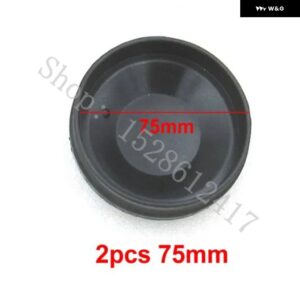 フォルクスワーゲン VW ゴルフ 6 ヘッドランプ カバー ダストカバー ローハイビーム ヘッドライト 延長 シールカバー アウターカーアクセサリー - 2Pcs 75mm