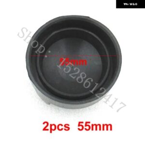 フォルクスワーゲン VW ゴルフ 6 ヘッドランプ カバー ダストカバー ローハイビーム ヘッドライト 延長 シールカバー アウターカーアクセサリー - 2pcs 55mm