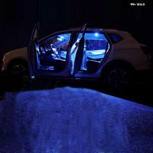 フォルクスワーゲン VW ポロ 9N 9N3 2002 - 09 8個 車用LED インテリア 読書灯 トランク ライトアクセサリー - Lce Blue