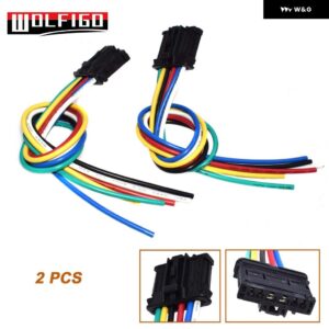 プジョー 206 207 307 308 1007 2008 シトロエン C3 リアストップテールランプ配線 ハーネス ルームプラグリペア ケーブル 1606248780 6441.AP - 2 PCS