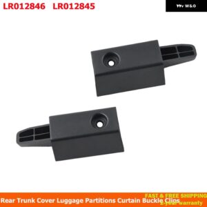 ベージュ/ブラック リア トランク カバー ラゲッジパーティション カーテンバックルクリップ レンジローバー スポーツ フリーランダー 2 LR012846 LR012845 - Beige Left and Right