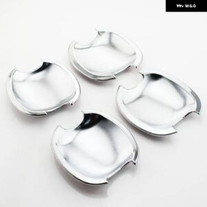 フォード フォーカス 2 3 4 MK2 MK3 MK4 ABSクローム トリム カー ドアハンドル カバー オート ステッカー アクセサリー - door bowl 4 ps