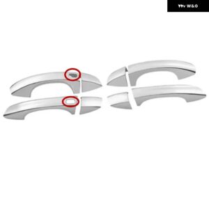 フォルクスワーゲン VW GOLF 7 MK7 2013-2019 クローム ドアハンドル ボウル トリム カーサイド ドアハンドル カバー トリム ステッカー スタイリング - 2