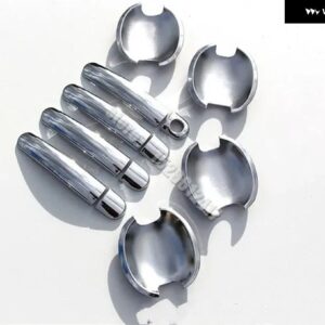 フォルクスワーゲン ポロ 2004-2018 ABS クローム ドアハンドル ボウル ドアハンドル カバー カバー トリム カー スタイリング - 4