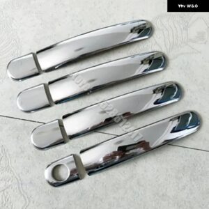 フォルクスワーゲン ポロ 2004-2018 ABS クローム ドアハンドル ボウル ドアハンドル カバー カバー トリム カー スタイリング - 1