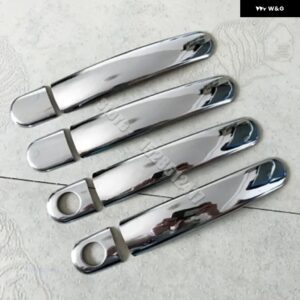 フォルクスワーゲン ポロ 2004-2018 ABS クローム ドアハンドル ボウル ドアハンドル カバー カバー トリム カー スタイリング - 2