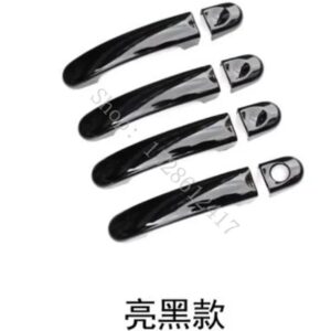 フォルクスワーゲン VW マルチバン/カラベル 2003 2004~2013 ドアハンドル ボウル ドアハンドル カバー カバー トリム カーアクセサリー - Carbon fiber pattern4