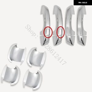 フォルクスワーゲン VW ゴルフ 6 MK6 2010 2010 2012 2013 ドアハンドル ボウル ドアハンドル カバー カバー トリム アクセサリー - silvery5