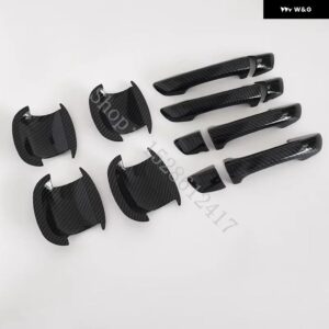 フォルクスワーゲン VW ゴルフ 6 MK6 2010 2010 2012 2013 ドアハンドル ボウル ドアハンドル カバー カバー トリム アクセサリー - Carbon fiber pattern8