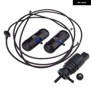 フロントガラス 扇形スプレーノズルホース パイプ モーターVW パサート B6 B7ジェッタMK6 ゴルフ 5ティグアン アウディ A3 8P A4 2KD955986 1T0955651 - Full Set 5Pcs