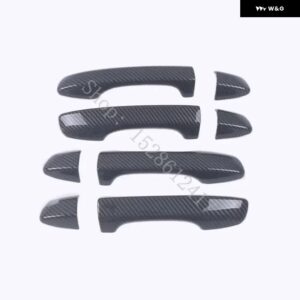 フォルクスワーゲン VW ティグアン MK2 2017 2018 2019~2024 ドアハンドル ボウル ドアハンドル カバー カバー トリム カーアクセサリー - Carbon fiber pattern