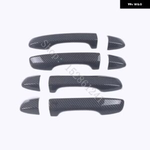 フォルクスワーゲン VW パサート B8 2017 2018 2019~2024 ドアハンドル ボウル ドアハンドル カバー カバー トリム カーアクセサリー - Carbon fiber pattern