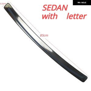 フォルクスワーゲン パサート B5-B8 1996-2019 セダン ステンレス リア バンパー プロテクター シル トランク トレッドプレート カバー トリム カー - B6 2005-2010