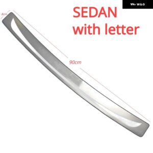 フォルクスワーゲン パサート B5-B8 1996-2019 セダン ステンレス リア バンパー プロテクター シル トランク トレッドプレート カバー トリム カー - B8 2018 2019