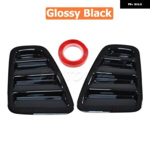 フィアット 500 アバルト 595 695 2016-2024 カーボン/ブラック リア テールライト カバー 装飾 ステッカー カーボンルック - Glossy Black