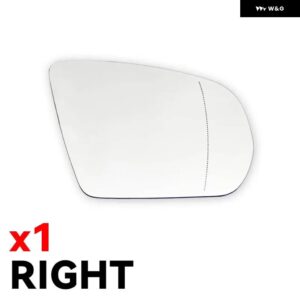 ヒーター付きサイドミラー ガラスレンズ ドアウィングミラー ガラス メルセデスベンツ CES GLC クラス W205 W222 W217 W213 W238 ブラインド スポット - 1PC Right