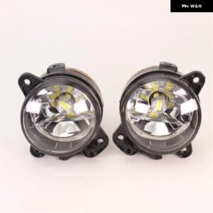 フロント HAOGEN / LED フォグランプ ライト 電球 付き + グリル + ワイヤー VW ポロ 9N3 MK4 フェイスリフト 2005 - 10 - LED Lamp