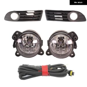 フロント HAOGEN / LED フォグランプ ライト 電球 付き + グリル + ワイヤー VW ポロ 9N3 MK4 フェイスリフト 2005 - 10 - Halogen Set Lamp