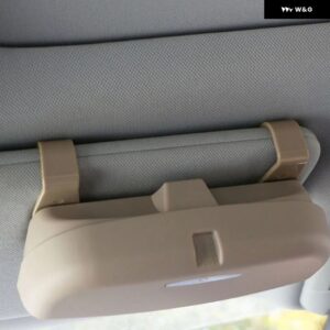フォード フォーカス 2 MK2 3 4 MK3 MK4クーガエスケープカー メガネ ケース オーガナイザー ボックス サングラス ホルダー 収納 ポケット - ABS Beige B