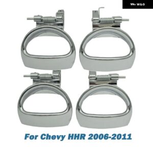 フロント リア 左 右 内側 クローム ドアハンドル シボレー HHR 2.0L 2.2L 2.4L 2006 - 11 19299614 19299613 - 2 Left 2 Right 4PCS