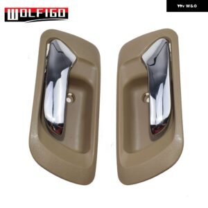 ベージュクローム レバー フロントリア 左右 インテリア 内側 ドアハンドル 1998 - 02 ホンダ アコード72165S84A01ZC - rear pair