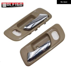 ベージュクローム レバー フロントリア 左右 インテリア 内側 ドアハンドル 1998 - 02 ホンダ アコード72165S84A01ZC - Front Pair