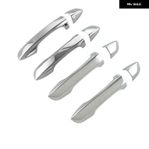 フォルクスワーゲン VW パサート B8 2017-2021 クローム ドアハンドル カバー トリム ステッカー オーバーレイカー スタイリング アクセサリー - no buttons