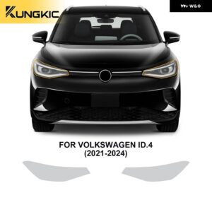 フォルクスワーゲン ID.4 2021-2024 ドアコーナー プレカット カードアトライアングル フィルム TPU クリアリ ステッカー 8.5ミル - headlight film