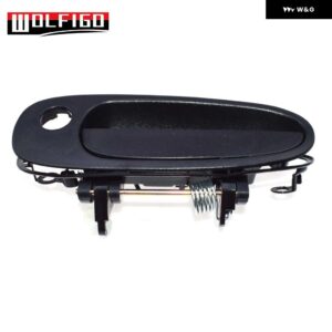 ブラック トヨタ COROLLA 1993-1997 車 外装 外側 ドアハンドル フロント リア 左 右 69220-12160 69210-12160 - Front Left